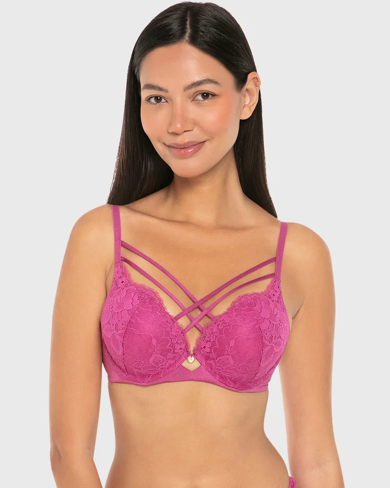 ايسلا اند ايفي Isla & Evie Luxe Fashion Double Push up Plunge Bra