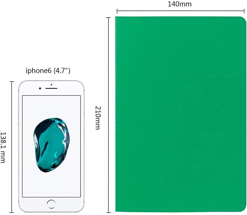 SANTHOME Eco-Neutral A5 Softcover Notebook Pack of 5 - Image 5