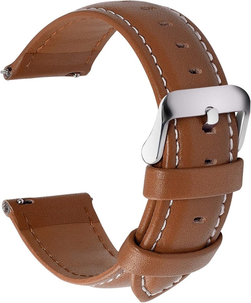 NEXT STORE Leather Strap for Samsung Galaxy Watch 46mm/3 45mm & Huawei GT5/GT4/GT3 (22mm) - Image 1