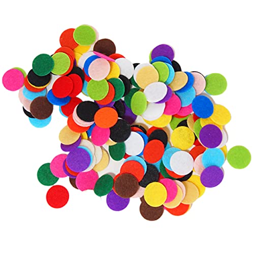 Playfully Ever After 2 Inch Mixed Color Assortment 44pc Stiff Felt Circles - Image 5