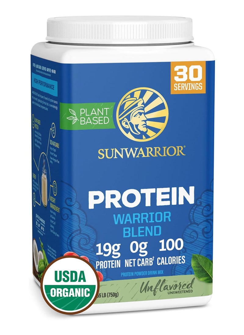 Sunwarrior Sunwarrior Protein Blend Organic Vanilla 750 Gm 