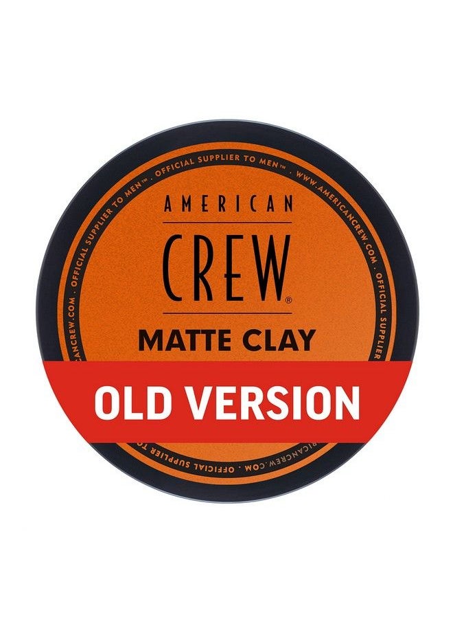 AMERICAN CREW Men Hair Matte Clay By American Crew Like Hair Gel With Medium/High Hold 3 Oz  - Image 3