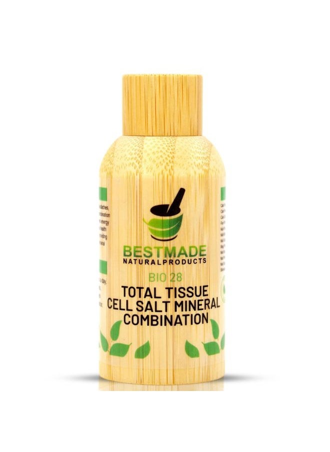 Total Tissue Cell Salt Mineral Combination Bio 28, 300 pellets | Helps Your Body Absorb and Use Nutrients, Helps Increase Energy Levels, Helps Improve Sleep Patterns, Overall Health and Vitality