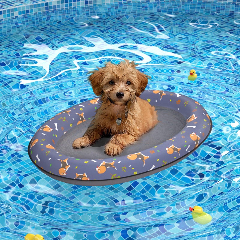 Pet Soft Dog Float Raft Inflatable Dog Swimming Float for Summer Small Dog - Image 2