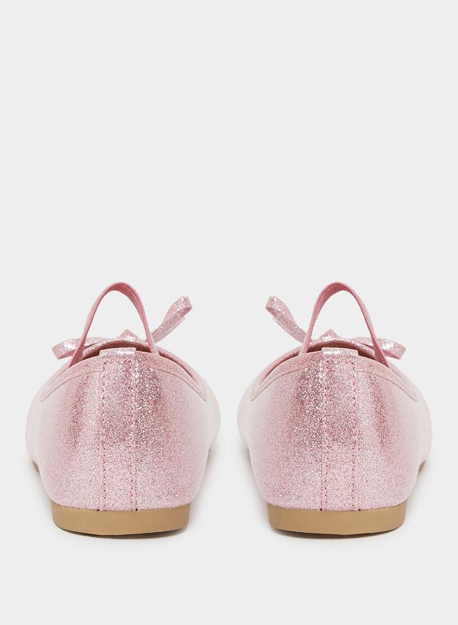 Styli Slip-on Bow Detail Ballerinas - Image 4