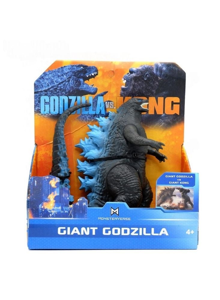 بريميم مجسم غودزيلا العملاق ذو الأشواك الزرقاء – لعبة فيلم مونستر فيرس غودزيلا ضد كونغ للأطفال من عمر أربع سنوات فما فوق - Image 1