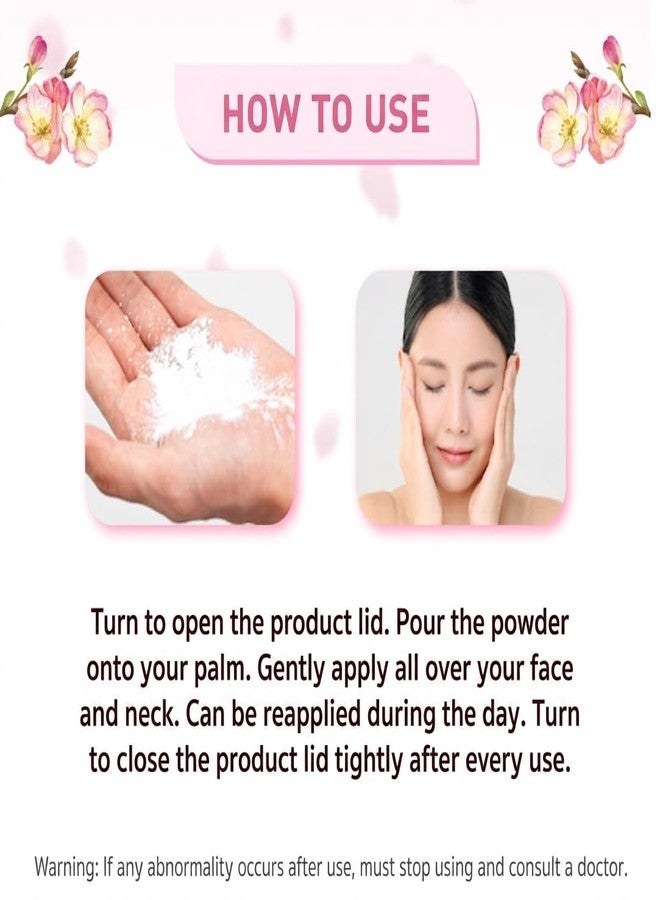 VIRAVIN HOUSEWARE Baby Bright Glow Tone Up Fairy Powder, Delicate Pink Tint with Micro-Shimmer Finish, Oil-Absorbing Finishing Powder for a Luminous Complexion, 50g - Image 5