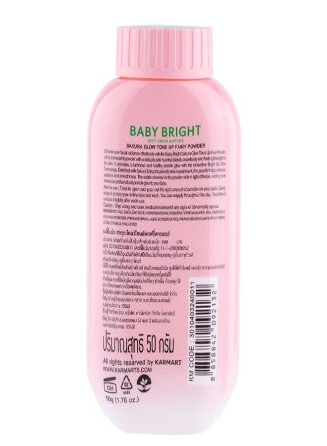 VIRAVIN HOUSEWARE Baby Bright Glow Tone Up Fairy Powder, Delicate Pink Tint with Micro-Shimmer Finish, Oil-Absorbing Finishing Powder for a Luminous Complexion, 50g - Image 2