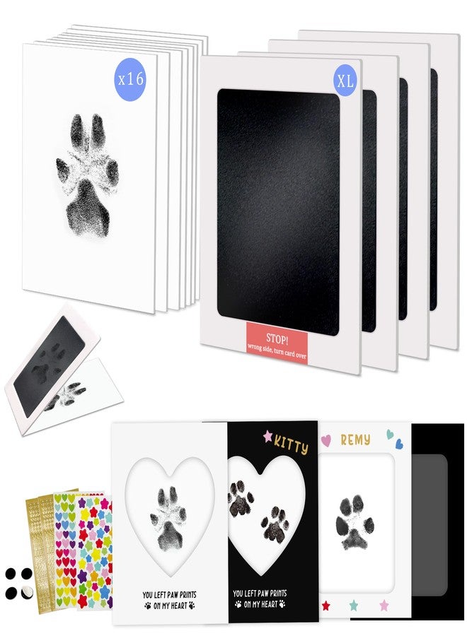 MYPAWLETS Paw Print Kit,Clean Touch/Inkless Ink Pad for Dog/Cat Pawprints,Paw Print Stamp Pad for Dogs,Dog Paw/Nose Print Kit Keepsake,Pet Paw Print Impression Kit with Frame,Gifts for Pet Parents-4L - Image 1