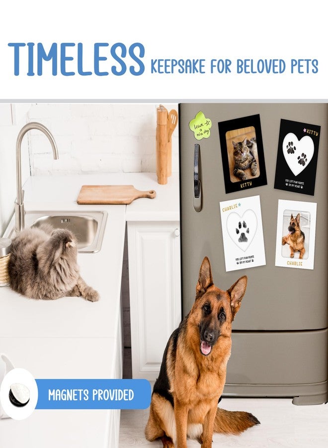 MYPAWLETS Paw Print Kit,Clean Touch/Inkless Ink Pad for Dog/Cat Pawprints,Paw Print Stamp Pad for Dogs,Dog Paw/Nose Print Kit Keepsake,Pet Paw Print Impression Kit with Frame,Gifts for Pet Parents-4L - Image 4