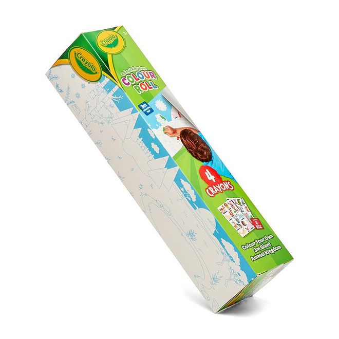 Crayola Animal Captivating Illustrations, Vibrant Colours, Non Toxic, 3 Years+, 3m (Drawing Sheet) - Multicolour - Image 3