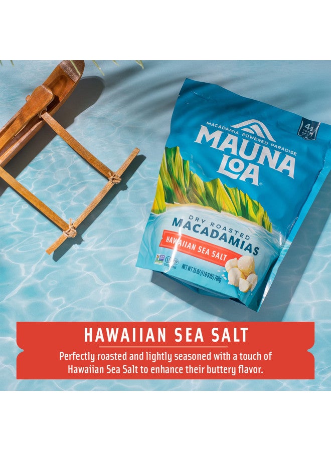 Mauna Loa Premium Hawaiian Roasted Macadamia Nuts, Hawaiian Sea Salt Flavor, 25 Oz Bag (Pack of 1) - Image 2
