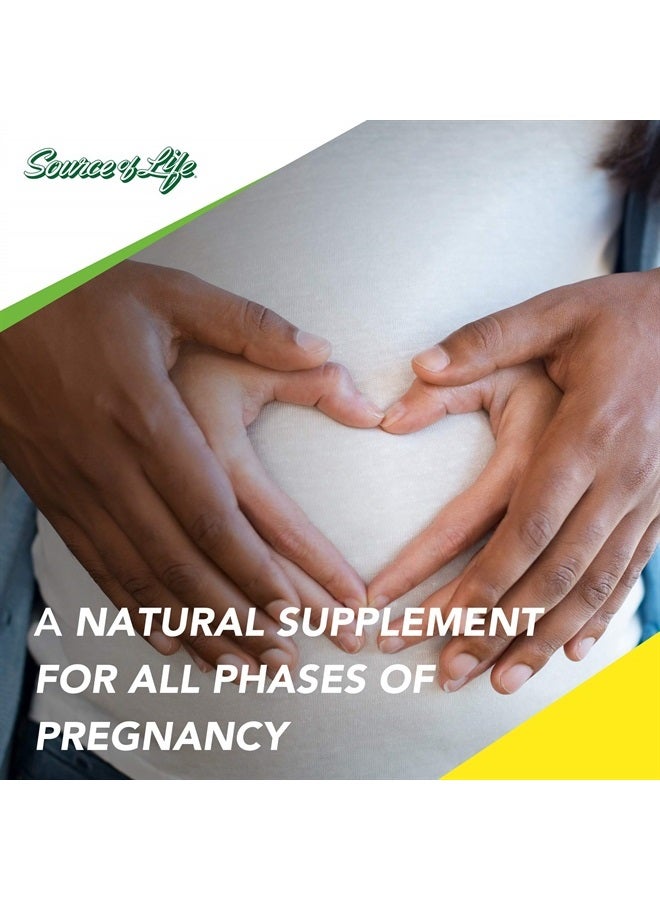 Nature's Plus NaturesPlus Source of Life Prenatal - 800 mcg Folate, 180 Vegetarian Tablets - All Natural Prenatal Vitamin & Minerals with Iron & Calcium - Optimal Health & Energy - Gluten-Free - 90 Servings - Image 4