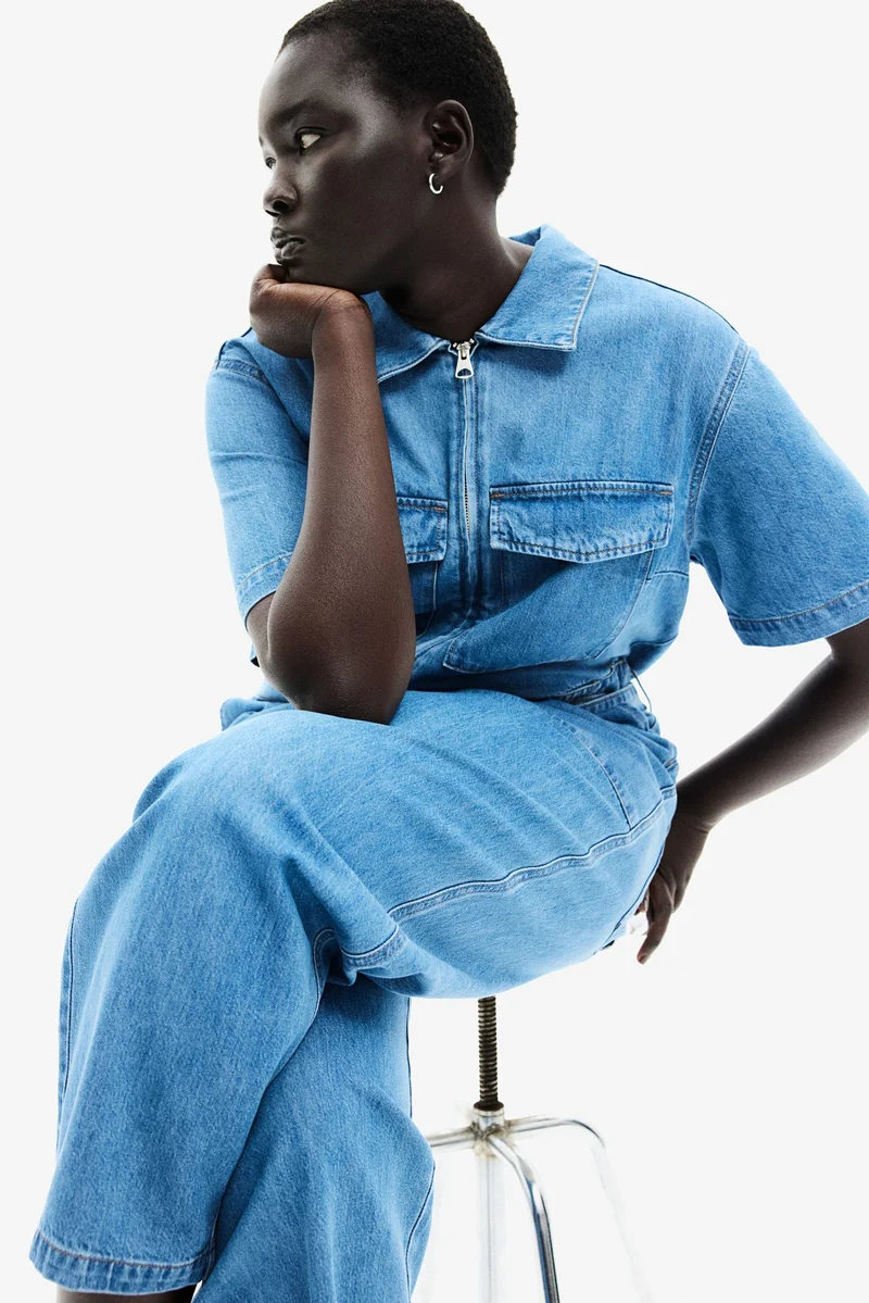 H&M Denim boiler suit