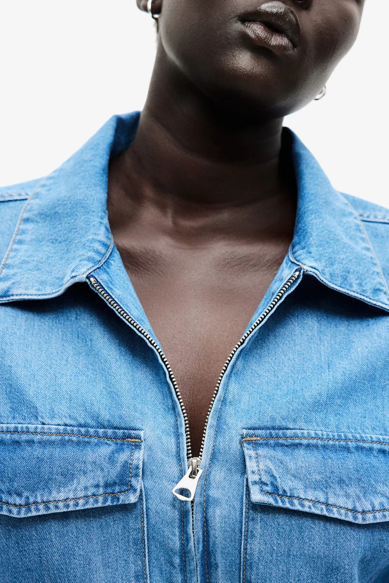 اتش اند ام بدلة بويلر من الدنيم