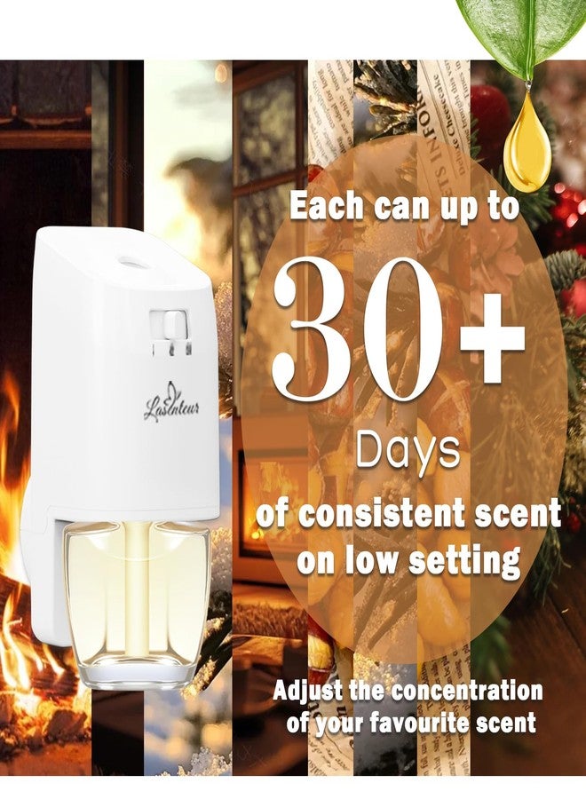 DERDUFT Plug In Refills Air Freshener, Summer Scents with Fireside Ember, Winter Morning, Roasted Chestnuts, Christmas Wreath - 12 Count, 7.92 Fl Oz - Compatible with Air Wick & Glade - Image 4