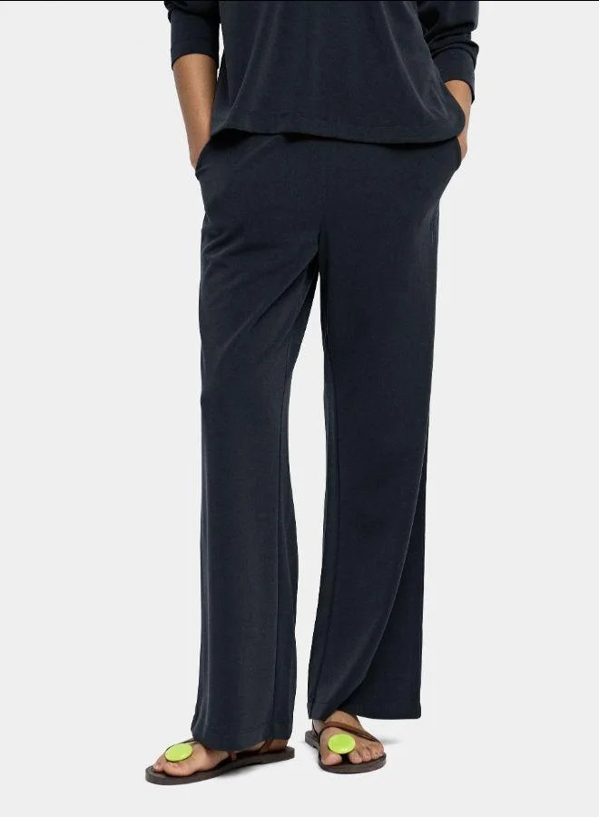 بارفوا بنطلون فضفاض مع حزام مطاطي ولمسة ناعمة