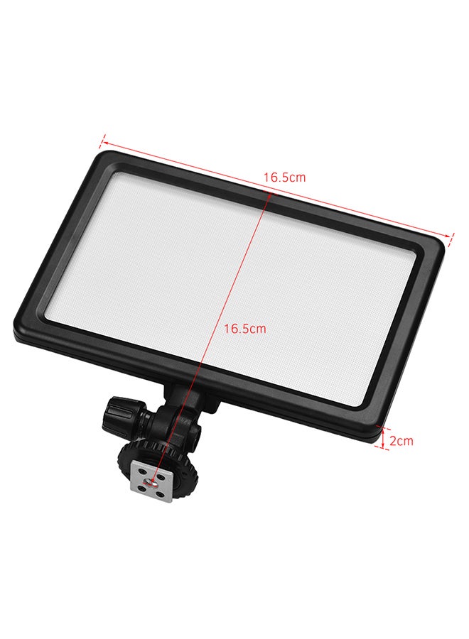إسكدنيا لوحة بإضاءة LED للتصوير الفوتوغرافي قابلة للنقل أسود/ أبيض - Image 3