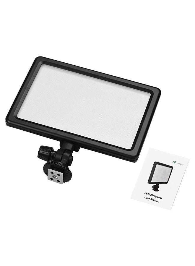 إسكدنيا لوحة بإضاءة LED للتصوير الفوتوغرافي قابلة للنقل أسود/ أبيض - Image 1