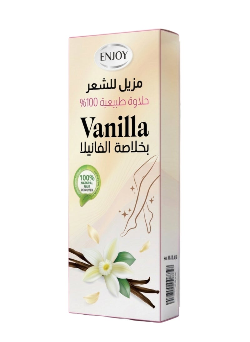 Enjoy Vanilla Hair Remover wax – 100% Natural Sweetness, With Vanilla Extract, 100 g - Image 1