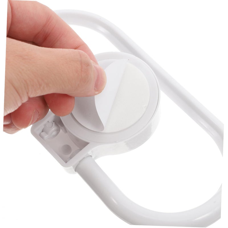 3 Pack Adhesive Towel Ring Rust Resistant No Drill Wall Mount Holder for Bathroom Kitchen - Image 4