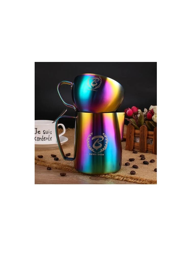 Barista Space كوب باريستا سبيس لاتيه آرت 250 مل - ساندي رينبو - Image 3