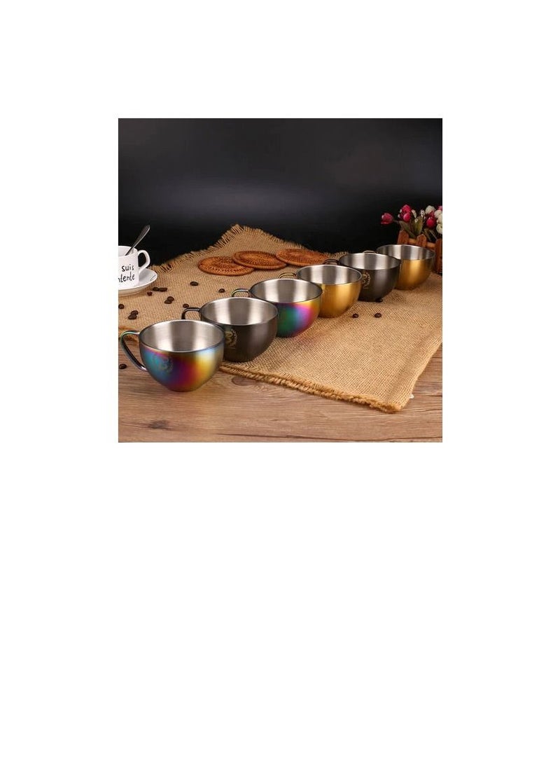 Barista Space كوب باريستا سبيس لاتيه آرت 250 مل - ساندي رينبو - Image 4