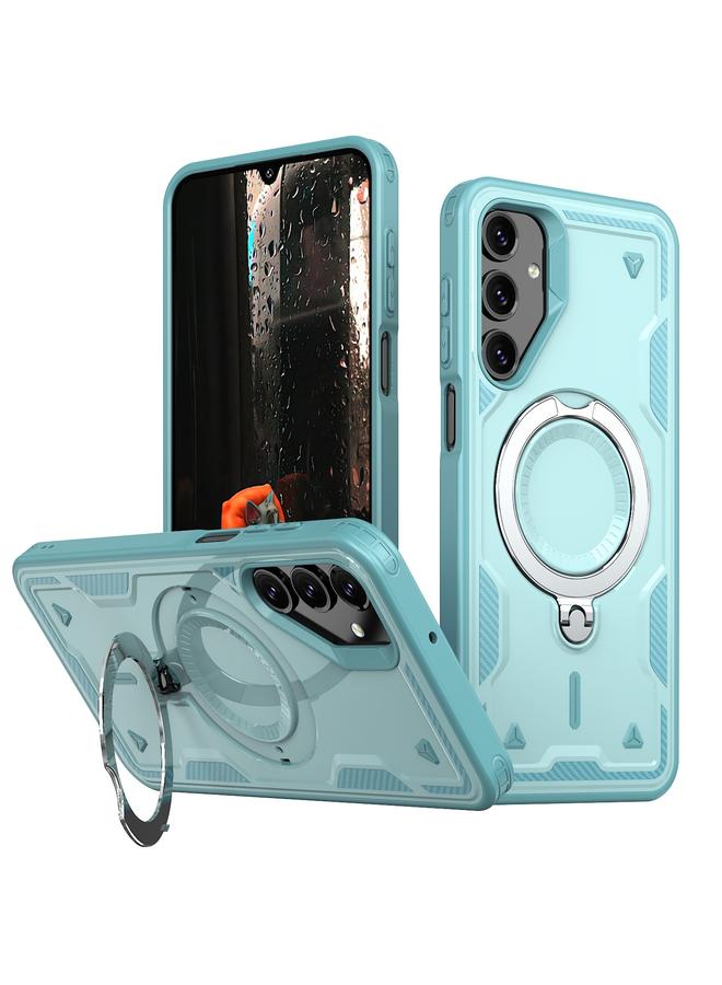 اس-توب جراب لهاتف Samsung Galaxy A16 5G PC Hybrid TPU Armor MagSafe Ring Holder جراب هاتف - Image 1