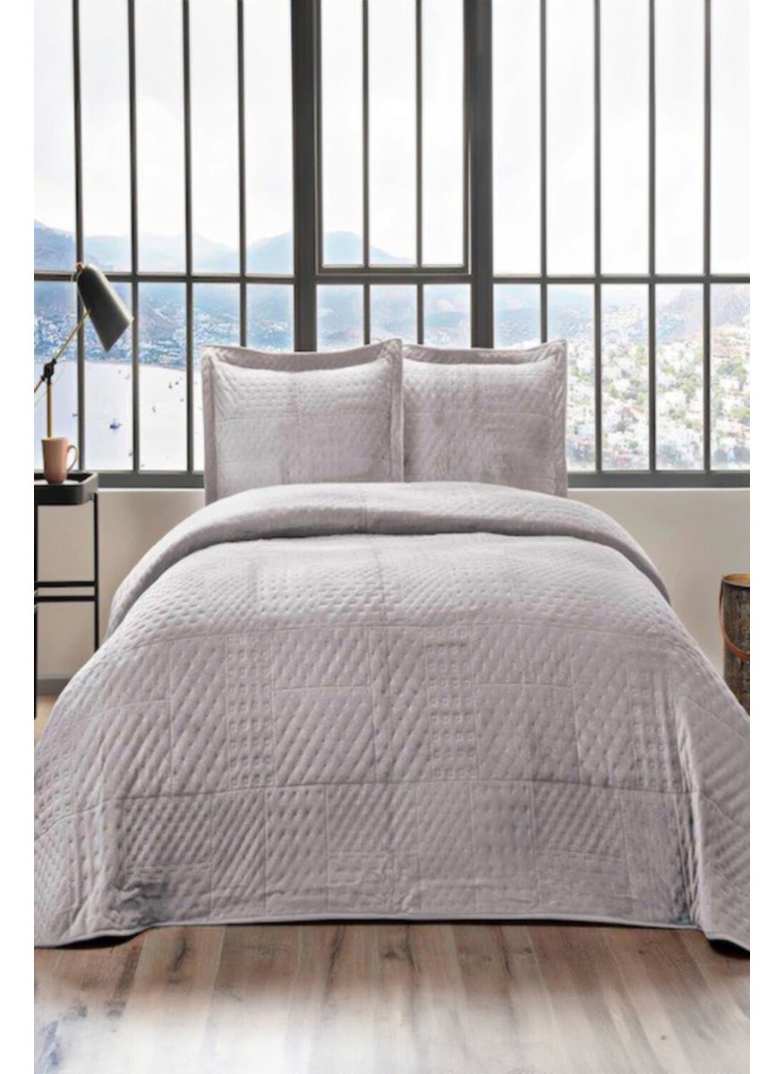 Taç Alvin Double Bedspread Set - Gray - pzsku/Z069ADA758A7034BD4EAAZ/45/_/1725791075/7c9784a5-bb9f-4790-b259-991ad36ff2cf