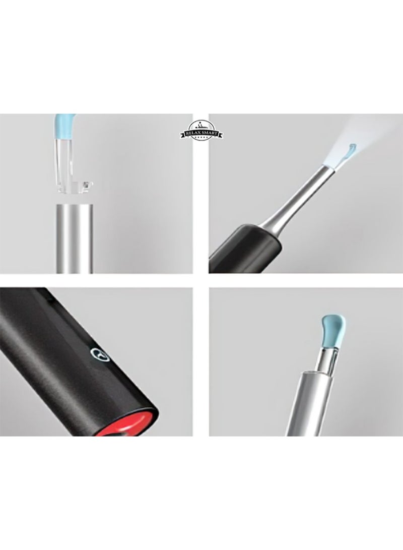 Relax Smart Smart Earwax RemoSmart Visual Ear Wax Removal Kit – HD Otoscope with Camera & LED Light, Safe Ear Cleaning Stick with App Connectivity for Adults and Kidsval Tool R1 - Image 3