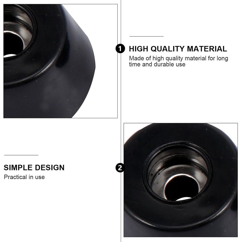 40 Pcs Rubber Furniture Feet Pads With Steel Inserts For Chair Table Legs Floor Protectors - Image 4