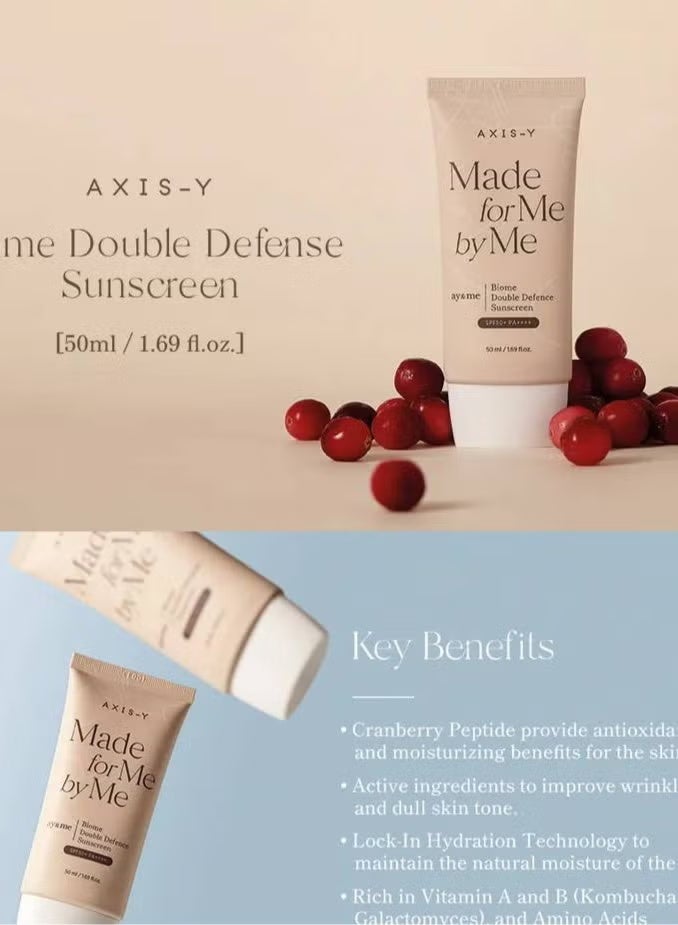 Axis-Y Biome Double Defense Sunscreen, 50 ml - Image 3