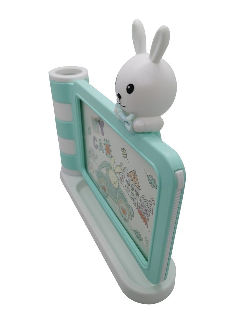 Home Decor Kids Creative Design Desktop Photo Frame with Pen Pencil Holder  - Image 3