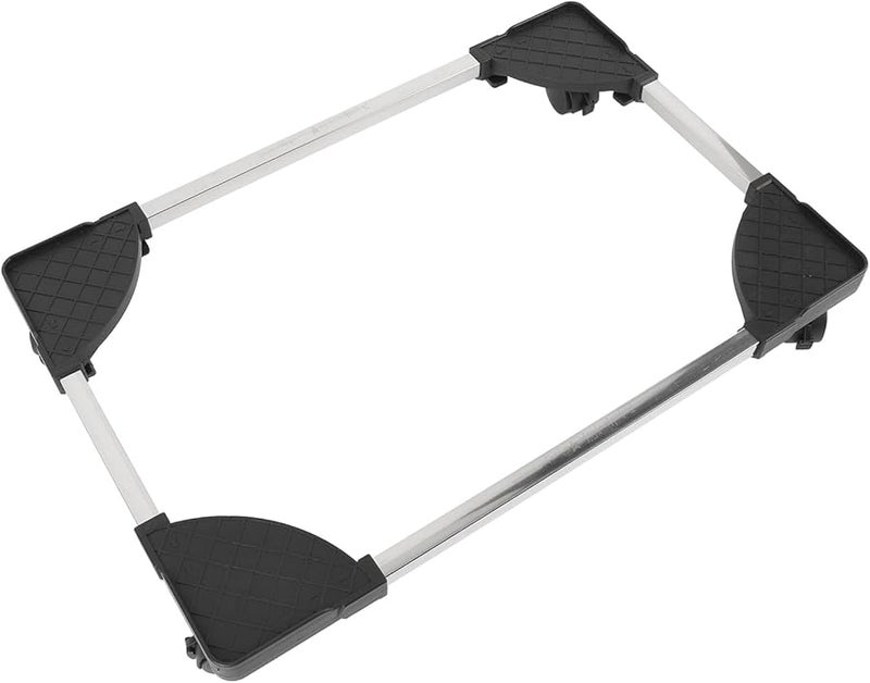 Steel Adjustable Mobile CPU Stand with Caster Wheels for PC Tower Ventilation Heat Dissipation - Image 3