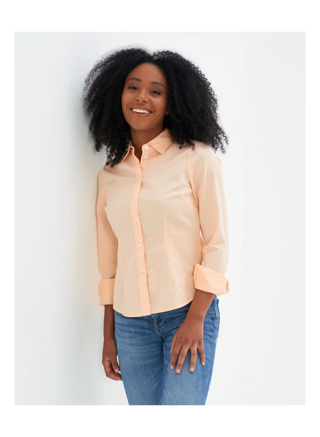American Eagle AE Fitted Button-Up Shirt
