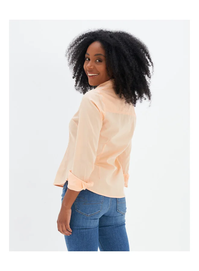 American Eagle AE Fitted Button-Up Shirt