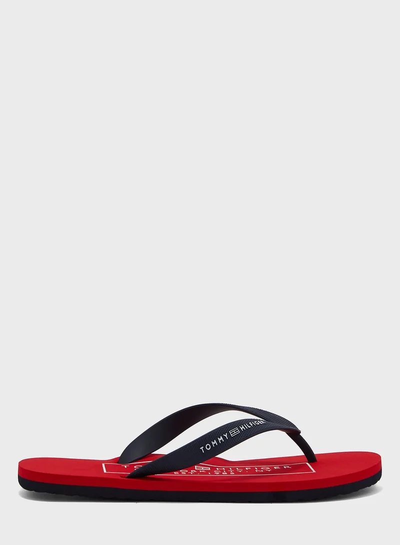 TOMMY HILFIGER Logo Flip Flops