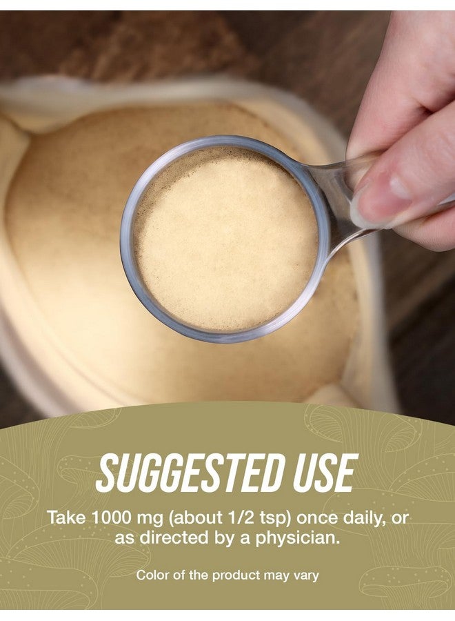 BulkSupplements.com Shiitake Mushroom Extract Powder - Shiitake Mushroom Powder Supplement, Herbal Supplement - Vegan & Gluten Free, 1g per Serving, 250g (8.8 oz) (Pack of 1) - Image 3