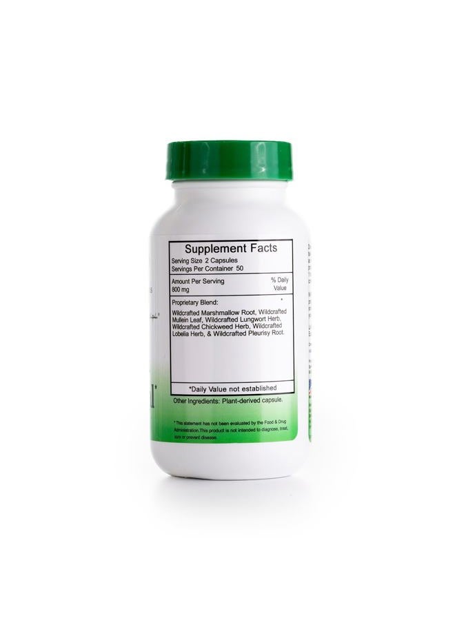 Christopher's Original Formulas Dr. Christopher's Formula Lung and Bronchial 100 Capsules - Image 2