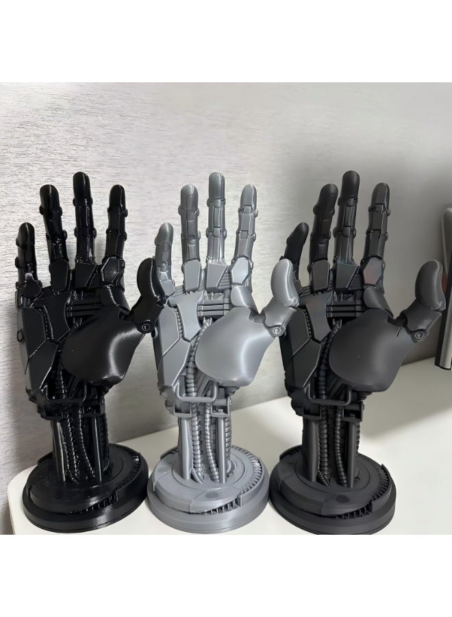 KOWVOWZ Game Controller Stand for PS5, 3D Cyberpunk Robot Hand Controller Stand, Mechanical Hand Game Handle Headset Hanger, Headphone Hanger for Desktop Decoration - Image 5