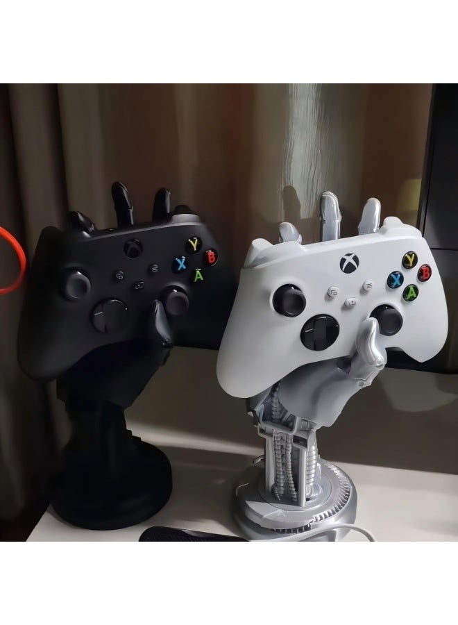 KOWVOWZ Game Controller Stand for PS5, 3D Cyberpunk Robot Hand Controller Stand, Mechanical Hand Game Handle Headset Hanger, Headphone Hanger for Desktop Decoration - Image 3