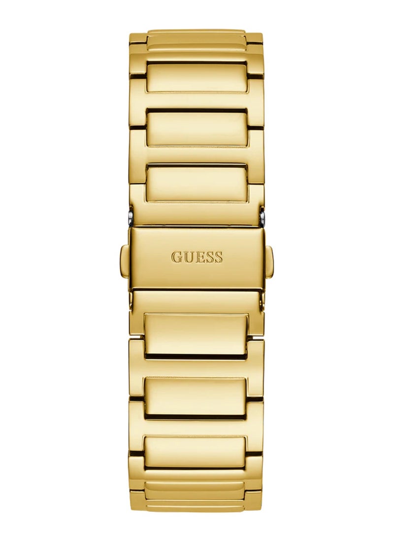 GUESS Men's Kingdom Gold Stainless Steel Watch GW0565G1 - 44mm - Image 4