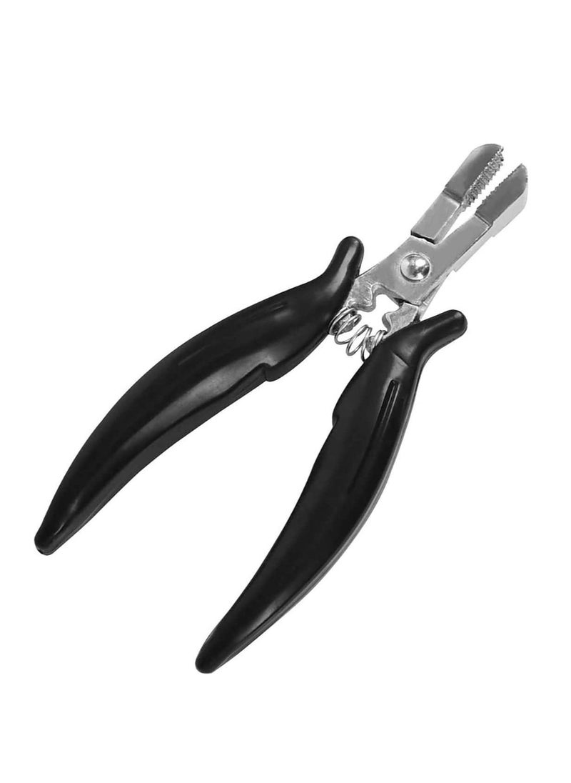 SYOSI - Mini Pliers, for Hair Extensions, Apply and Remove, Flat Shape Plier, For Use With Micro Rings Pre Bonded Hair Extensions, Hair Extensions Pliers - Image 1