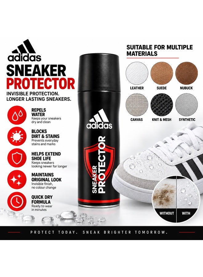 Adidas رذاذ حماية أحذية أديداس - مقاوم للماء والبقع للجلد، السويد، النوبوك، القماش والمزيد - Image 3