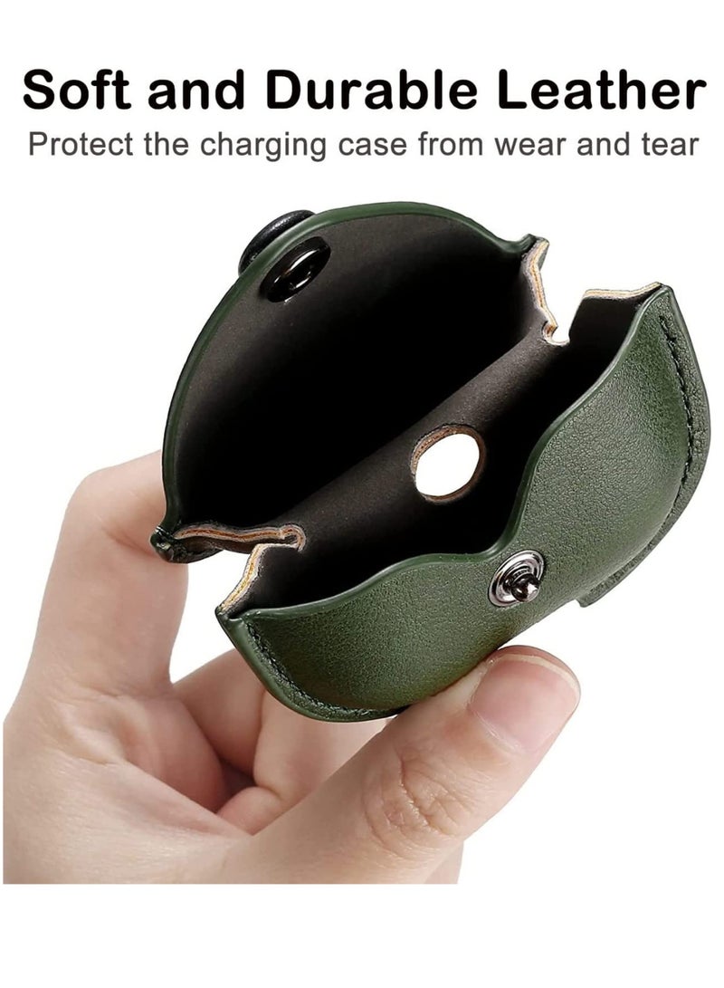 For AirPods Pro 2 Case Leather, Airpods Pro Leather Case Cover with Keychain Airpods Strap Compatible with Apple Airpods Pro 2nd Generation 2022 - Image 3