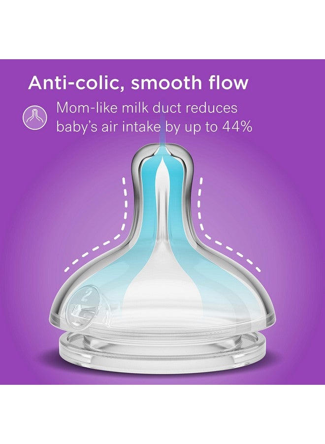 Smilo Anti-Colic Bottle Nipple, Fast Flow 9M+, Stage 3 Suitable from 9 Months, Smooth Flow Anti-Colic (Pack of 6) - Image 4