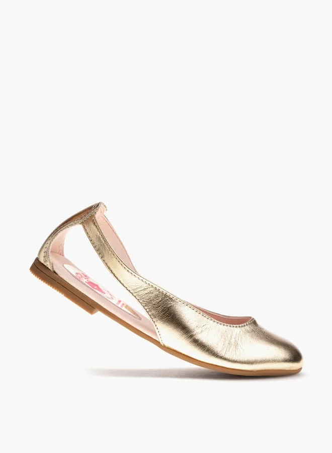 Pablosky Girls Slip-On Ballerina Shoes