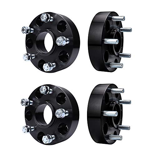 BRTEC 1.5in Thick Hubcentric Wheel Spacers 5x5/5x127mm Wheel Spacers for 2007-2018 for Jeep Wrangler JK/Commander XK Wheel Spacers,71.5mm Bore,1/2x20 Studs 4pcs - Image 1
