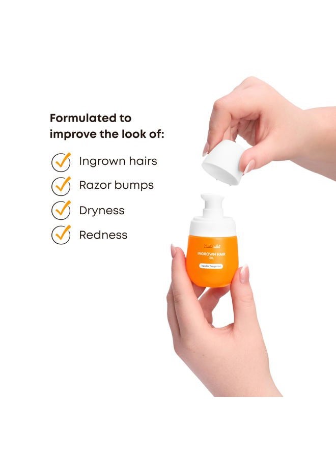 Bushbalm زيت الشعر الناشئ - يساعد في الشعر الناشئ، نتوءات الإبط، يهدئ حروق الحلاقة، احمرار ما بعد الحلاقة والحكة - 30 مل هروب حلو - Image 2
