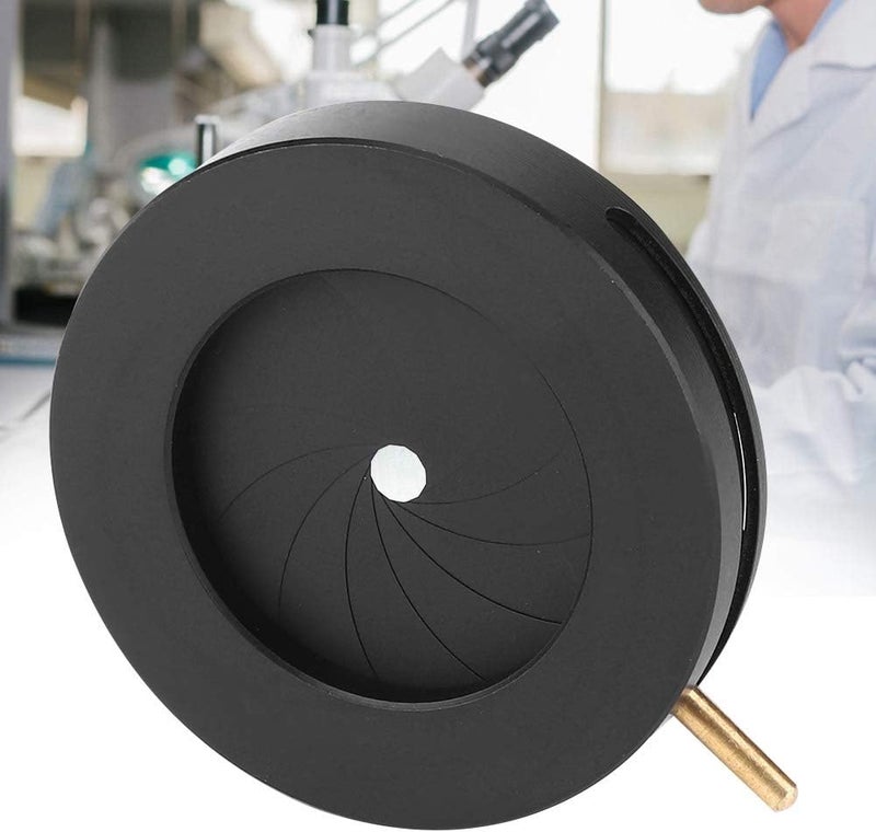 YBW Microscope Lens Adapters, Iris Diaphragm Microscope Iris Adapter Aperture Adjustable Lens Optical Diaphragm for Laboratory Microscope(SK23) - Image 3
